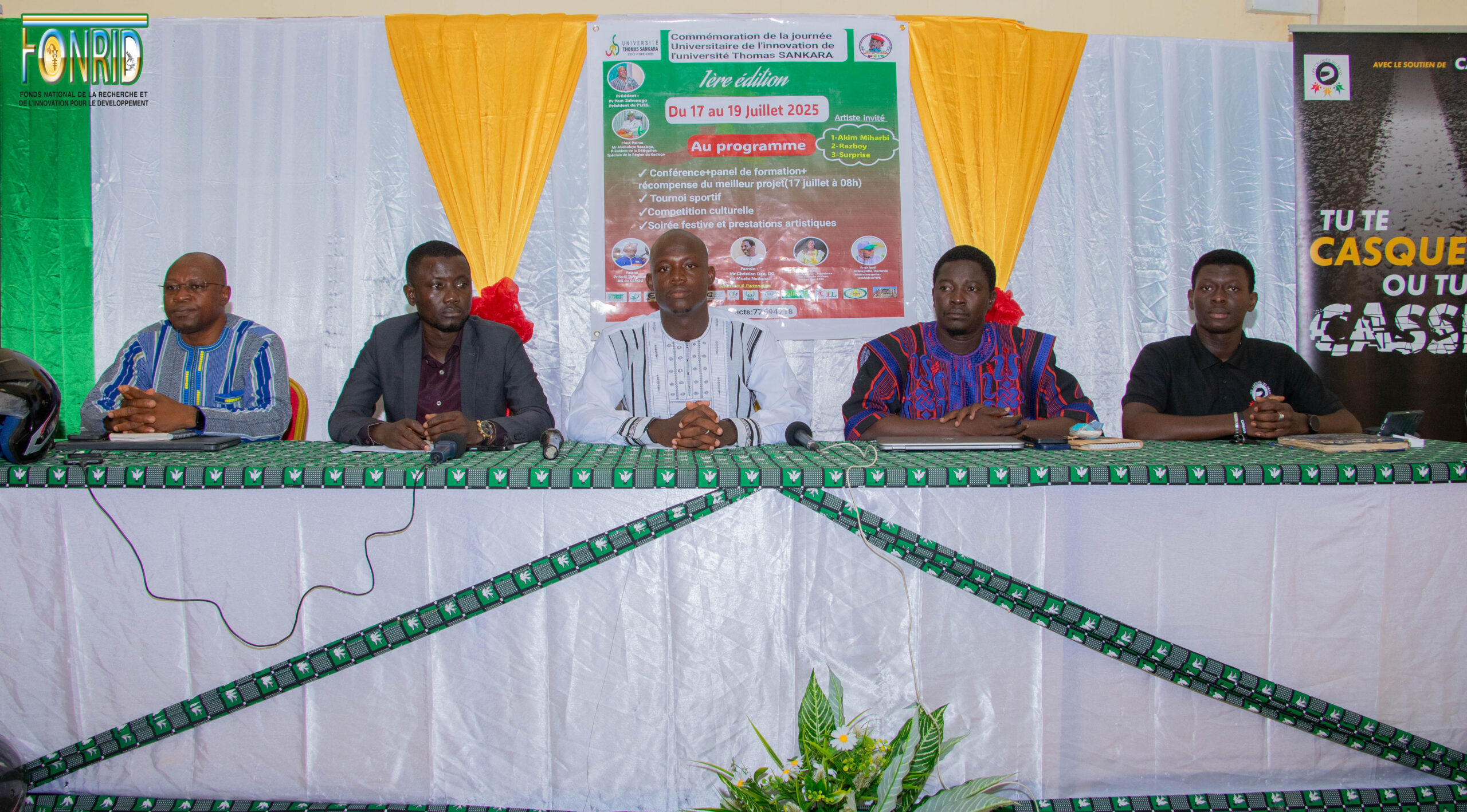 « Osez innover pour un Burkina souverain » : le message fort du Directeur Général du FONRID aux étudiants de l’UTS